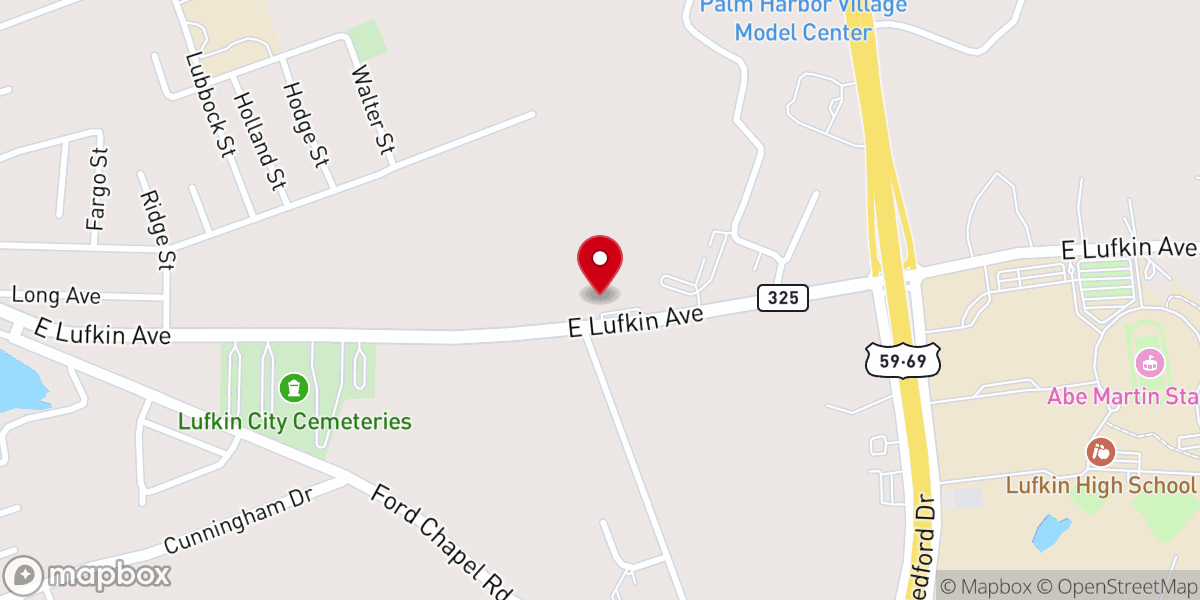 Map showing location of Iglesia Cristiana Bautista