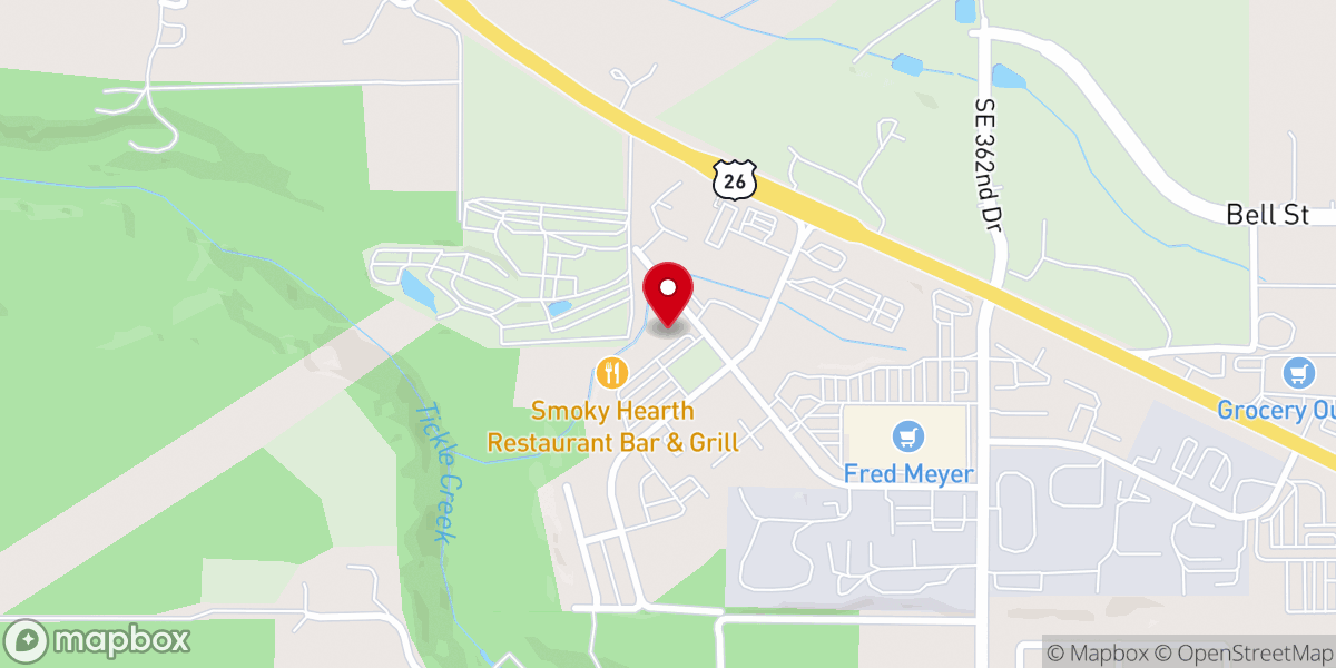 Map showing location of Abundant Life Church