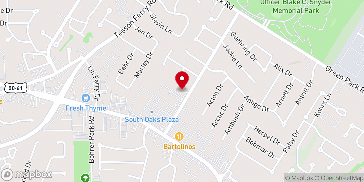 Map showing location of St. Simon the Apostle Catholic Church
