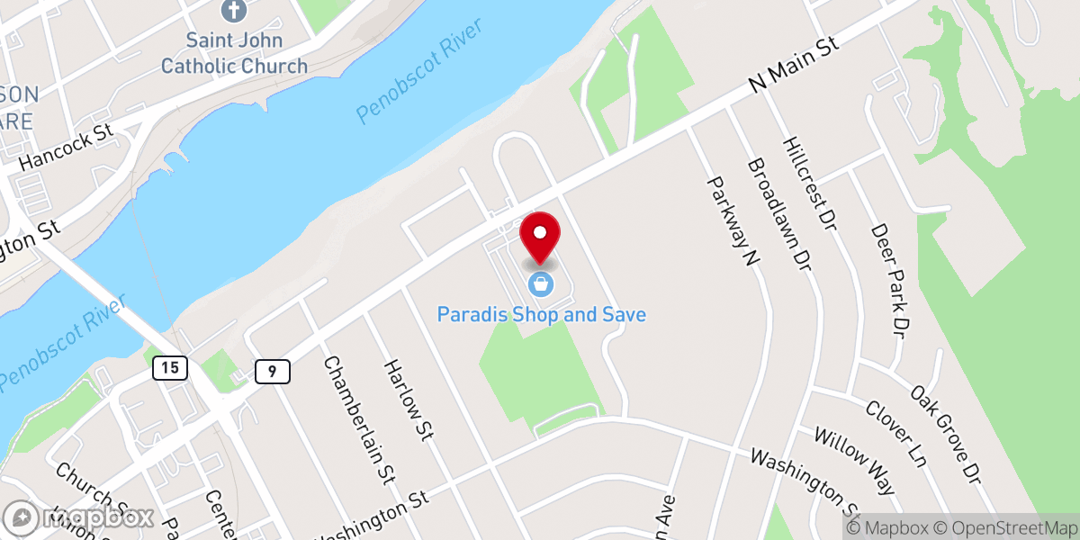 Map showing location of Deeper Worship Center