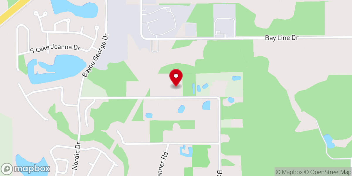 Map showing location of Bayou George House of Prayer