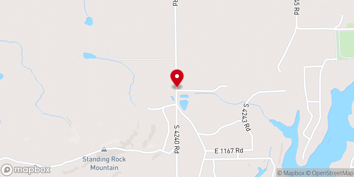 Map showing location of Lindsey Chapel