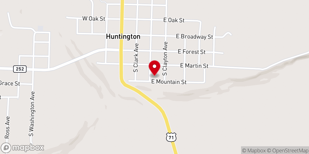 Map showing location of Elmore Kenneth