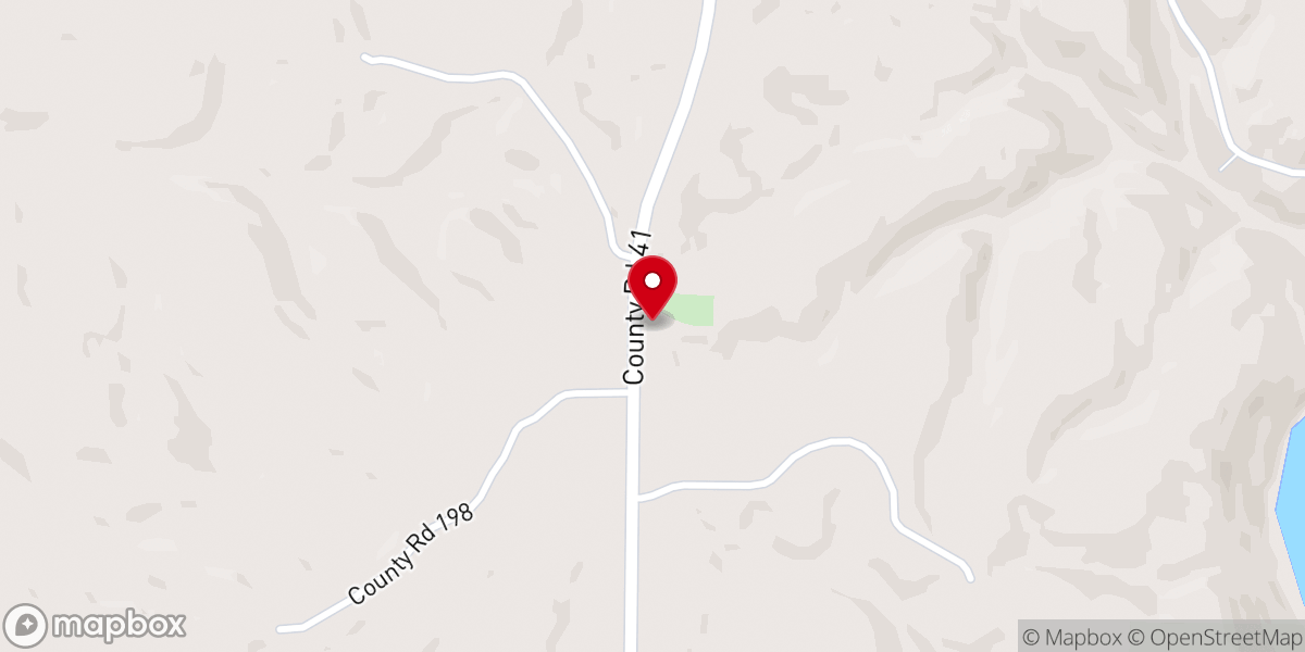 Map showing location of Robertson Chapel