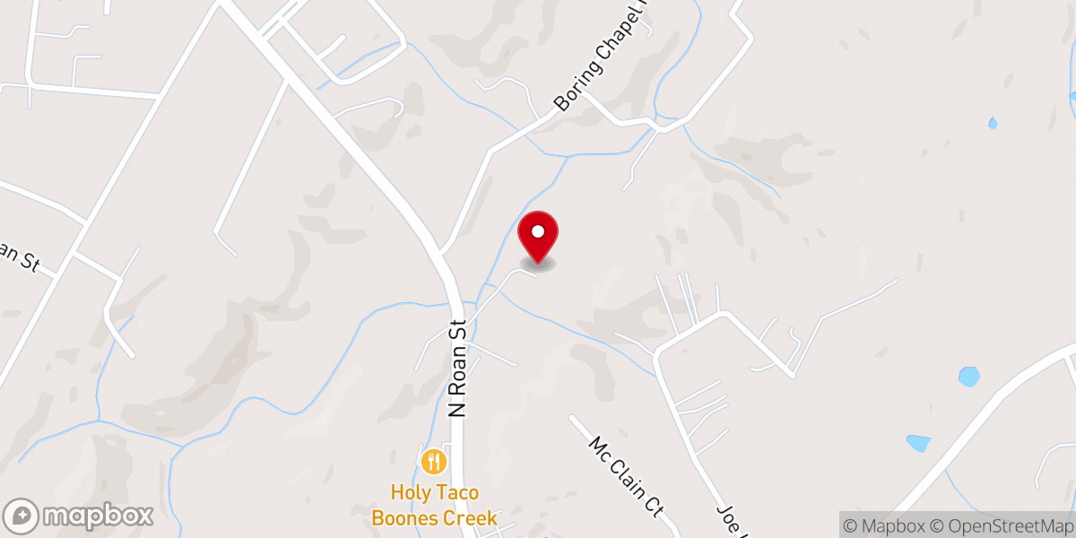 Map showing location of Paradise Acres