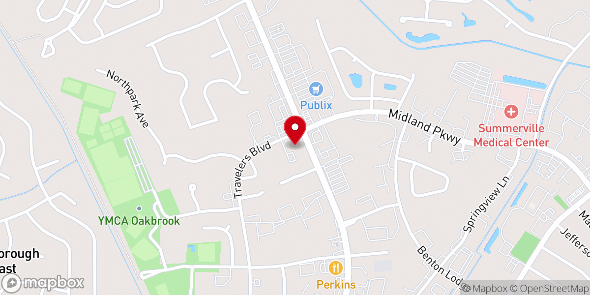 Map showing location of Grace Lutheran Church