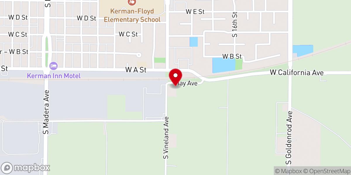 Map showing location of Landmark Pentecostal Church-God