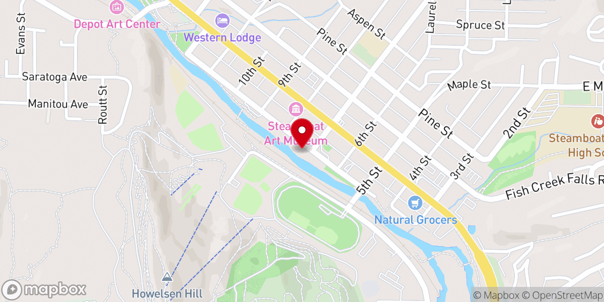 Map showing location of E3 Chophouse