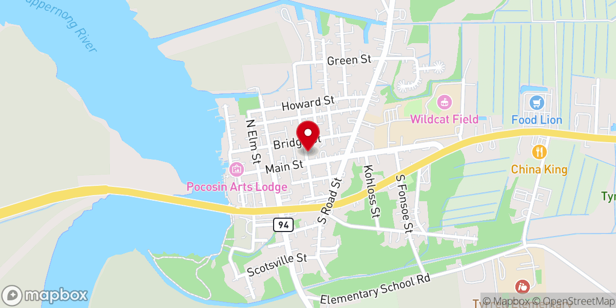 Map showing location of Wesley Memorial United Methodist Church