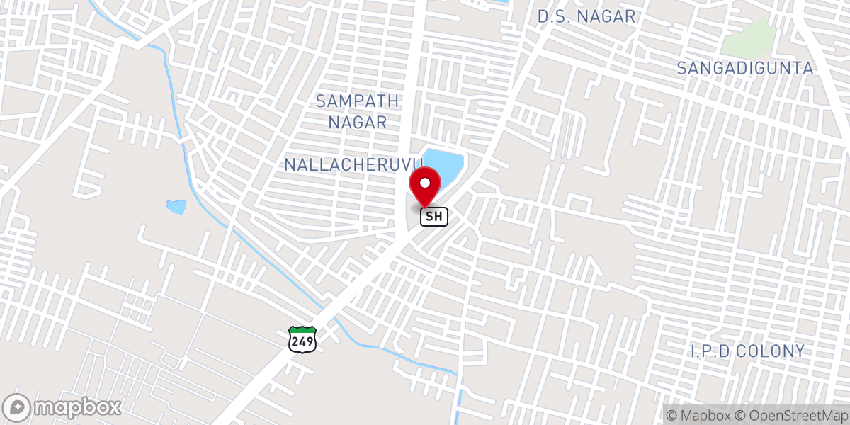 Map showing location of Indian Pentecost Church (Holy spirit)