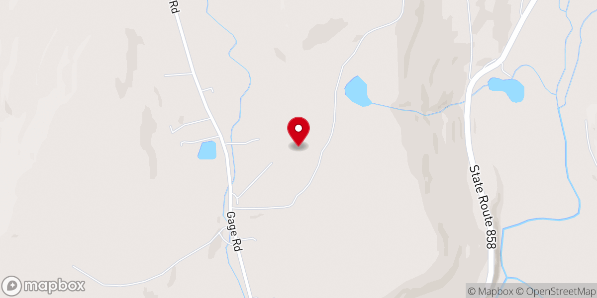 Map showing location of Rushville, PA 18828