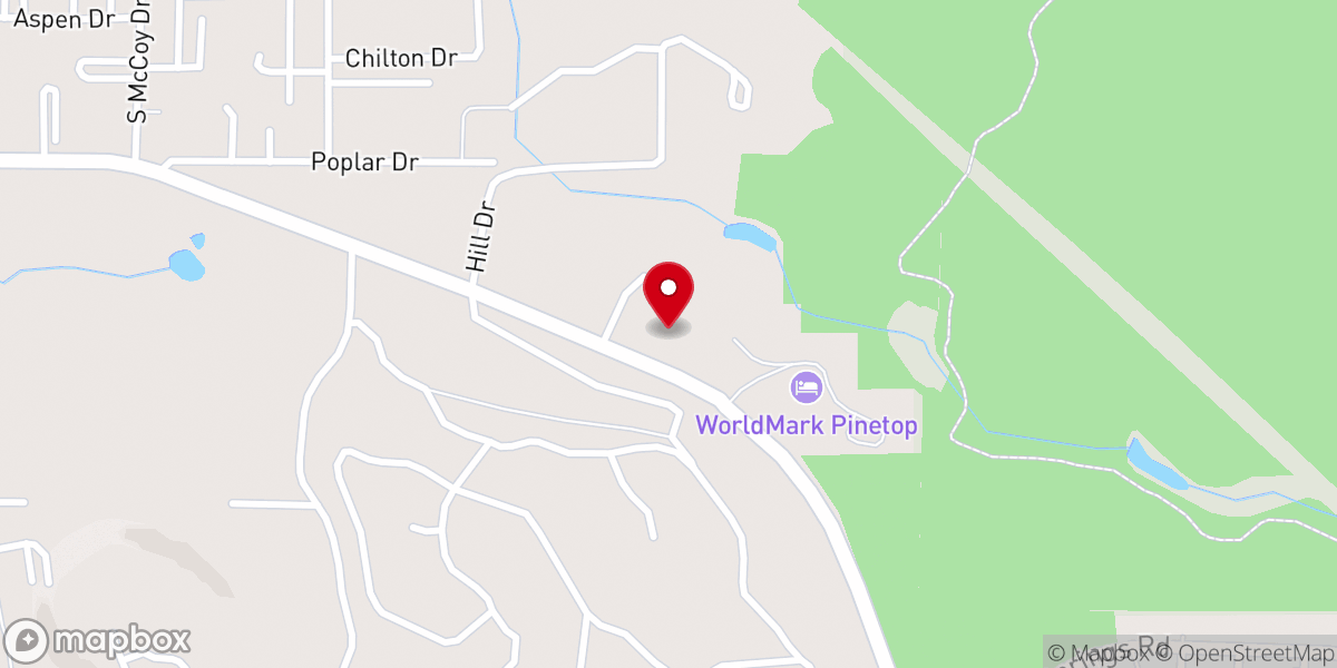 Map showing location of The Church of Jesus Christ Pinetop-Lakeside Branch