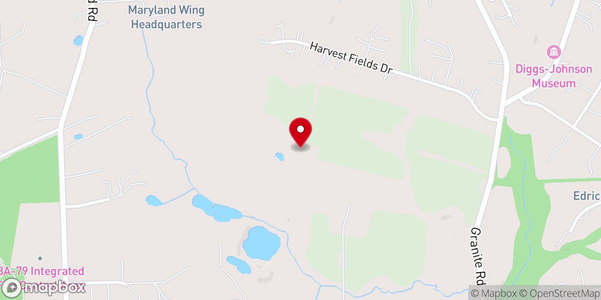 Map showing location of Chinese Bible Church of Howard County