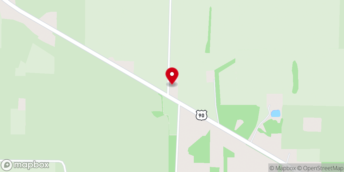 Map showing location of Macedonia Baptist Church