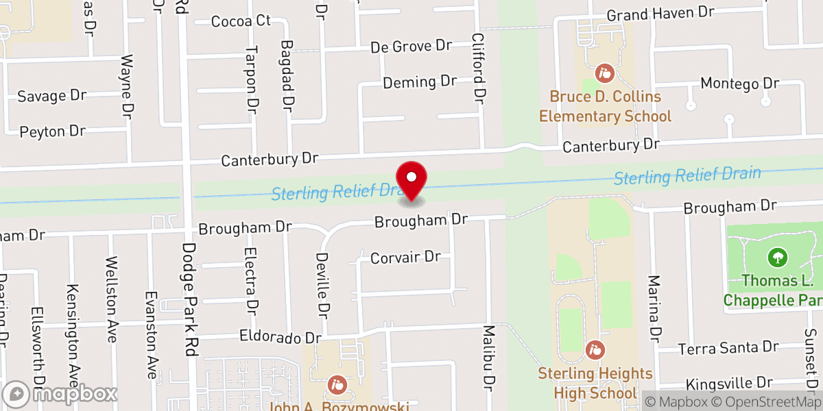 Map showing location of Gods Love Overpowers Ministries G L O Ministries
