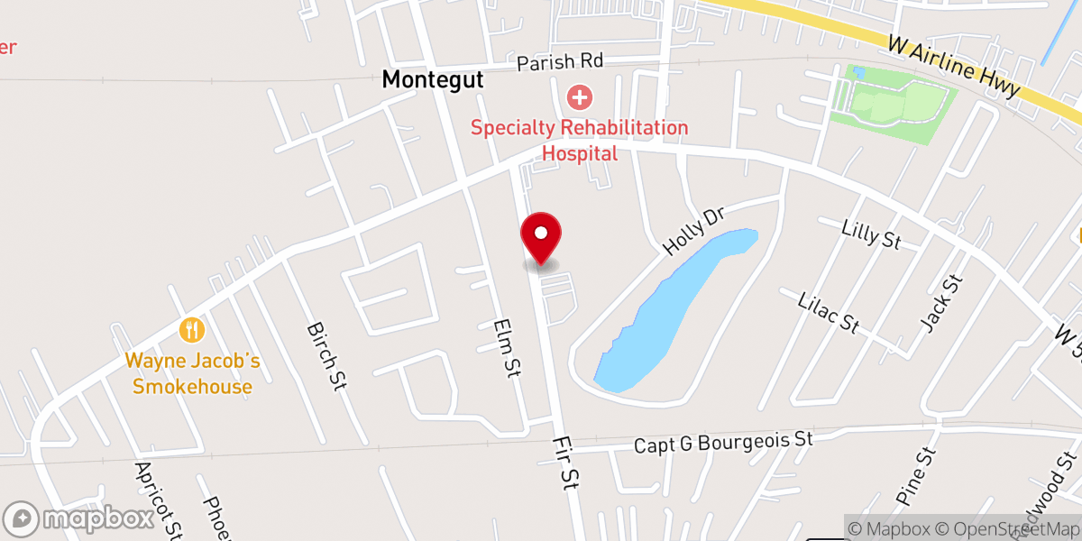 Map showing location of St Joan of Arc Thrift Shop