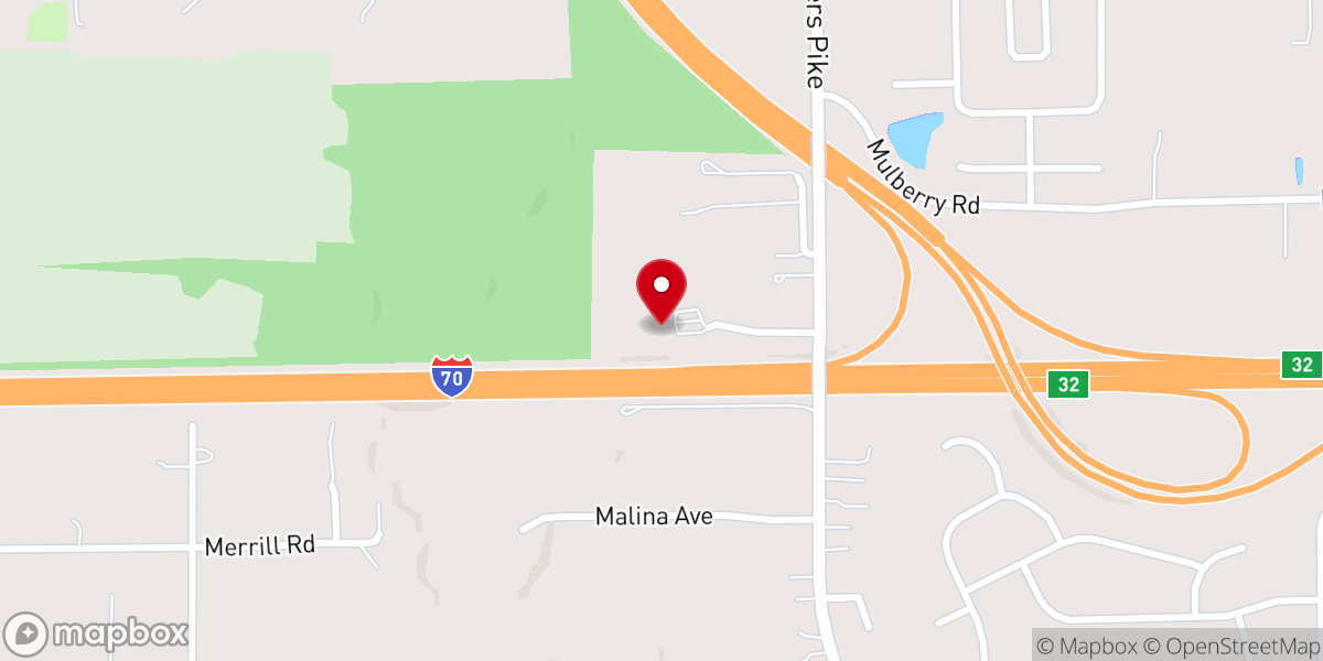 Map showing location of Second Covenant Apostolic Church