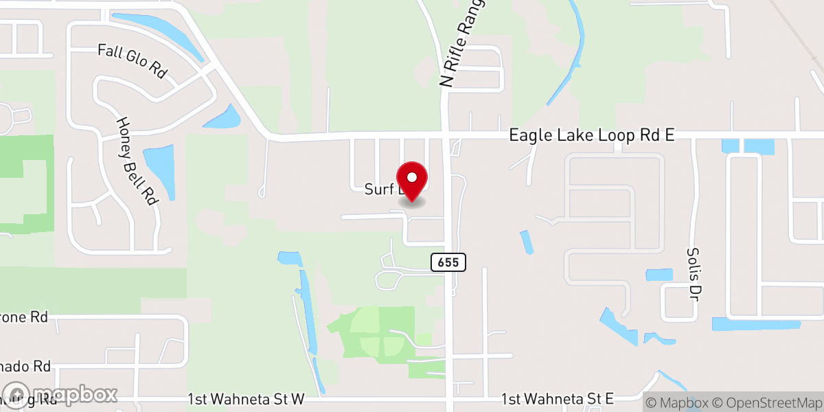 Map showing location of Redemption Baptist Church