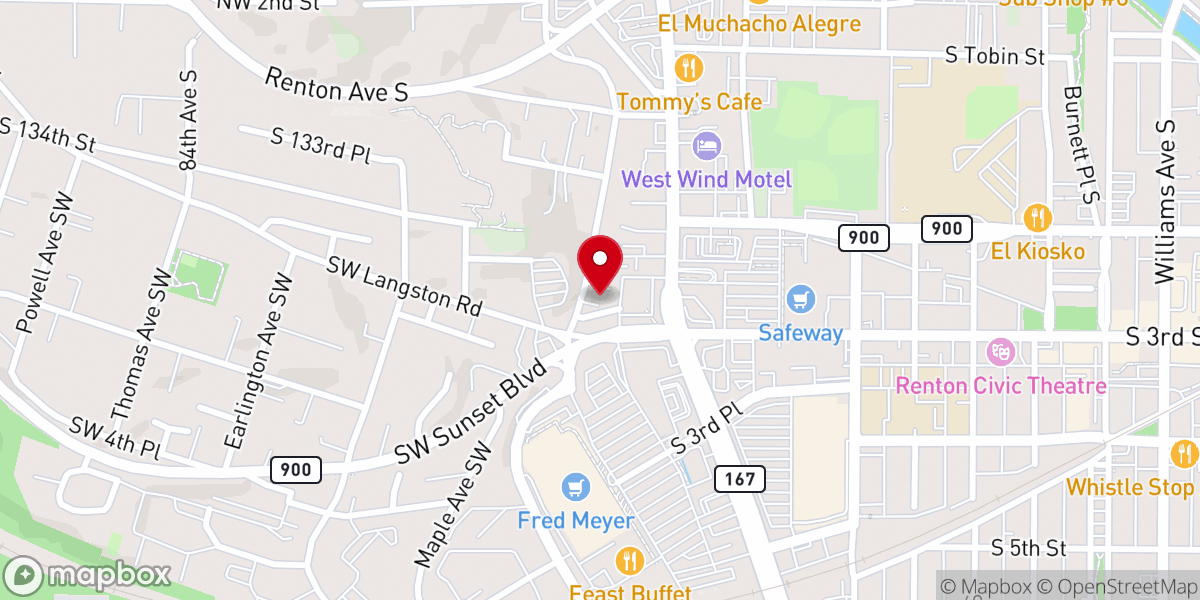 Map showing location of Dunlap Bible Fellowship