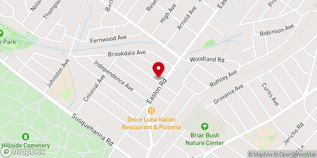 Map showing location of Living Word Lutheran Church