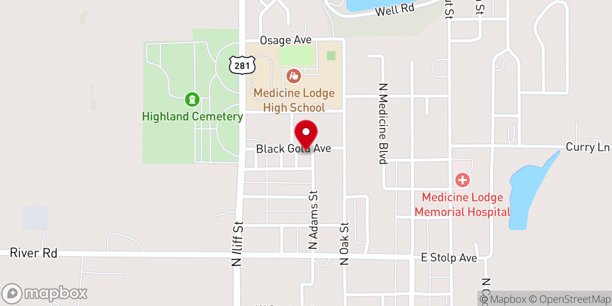 Map showing location of Swin Housing - Church Hill Suite