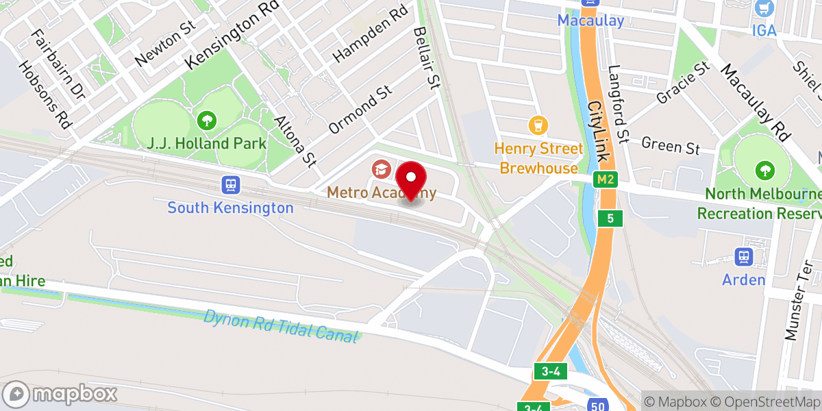 Map showing location of The Redeemed Christian Church of God, Strong Tower (STA) Melbourne