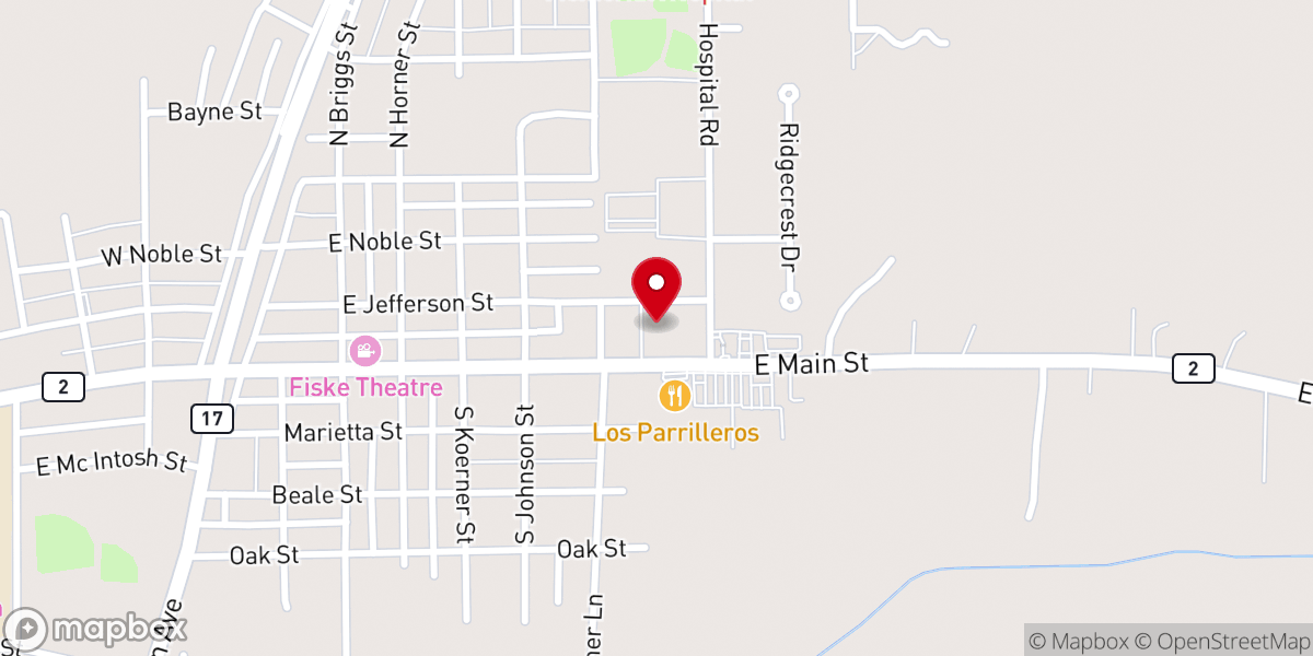 Map showing location of West Carroll Parish DMV Office