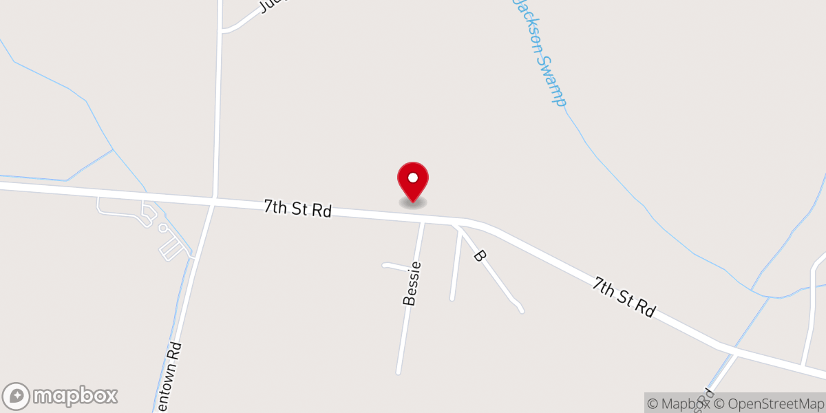 Map showing location of Bayside Church