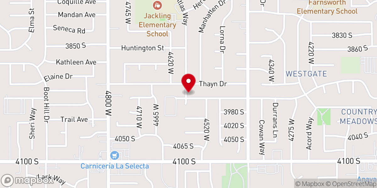 Map showing location of New Apostolic Church