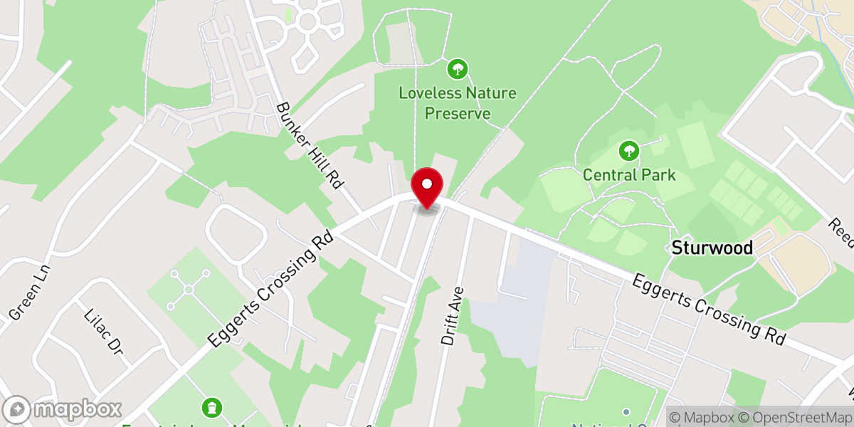 Map showing location of Living Word Community Church