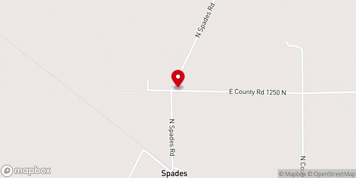 Map showing location of Freewill Church