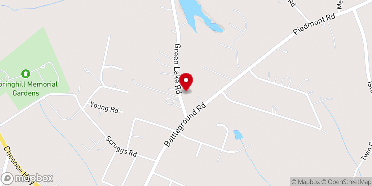 Map showing location of Christ Nation Ministries