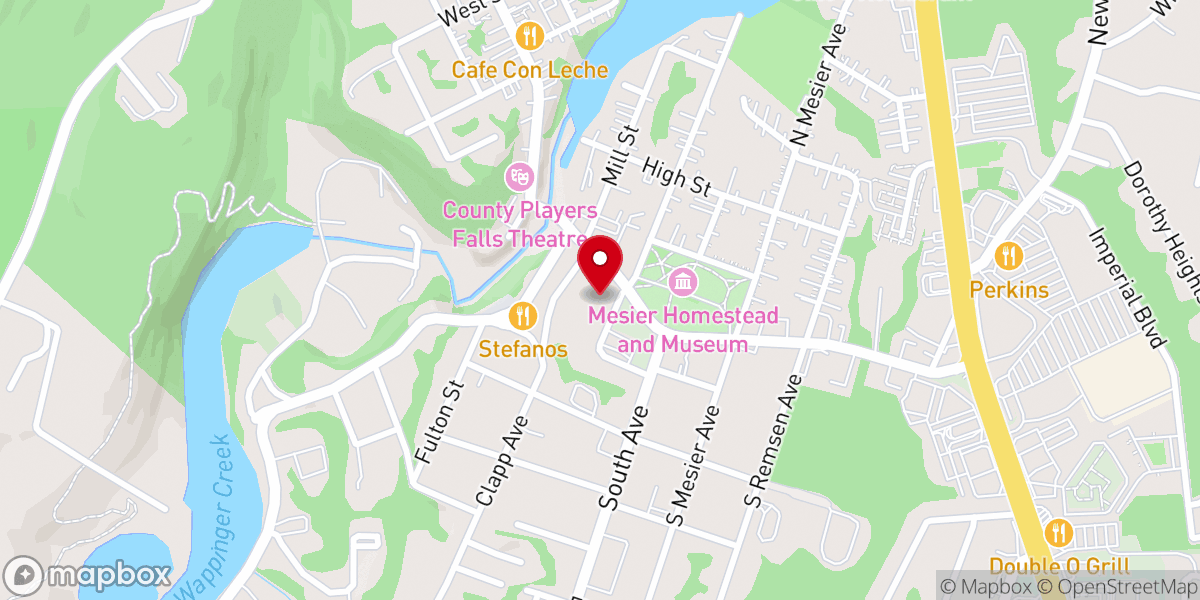 Map showing location of Zion Episcopal Church