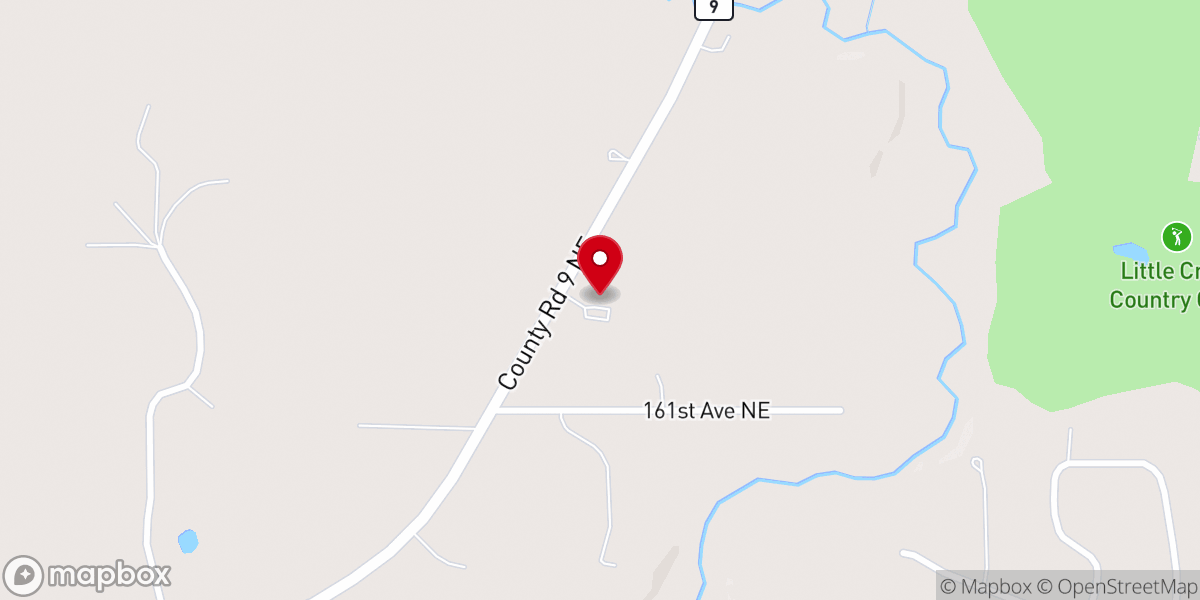 Map showing location of Living Word Lutheran Church