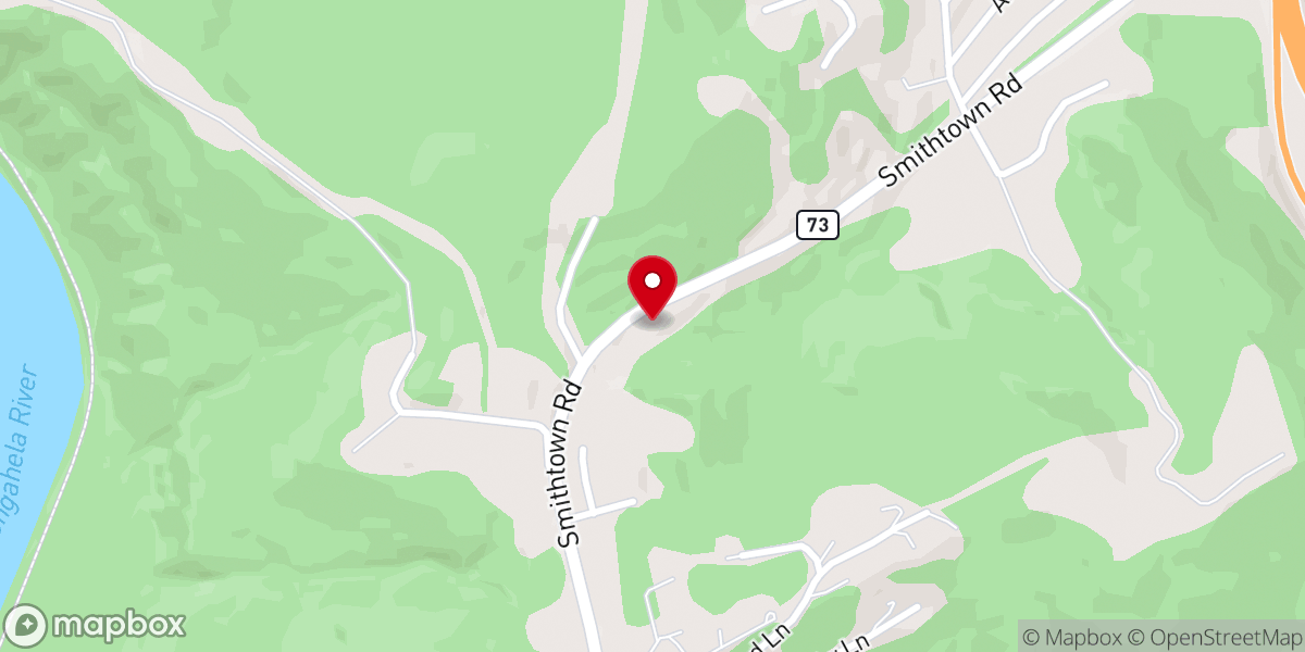 Map showing location of Johnson Chapel United Methodist