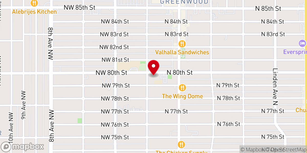 Map showing location of St. John the Evangelist Catholic Church