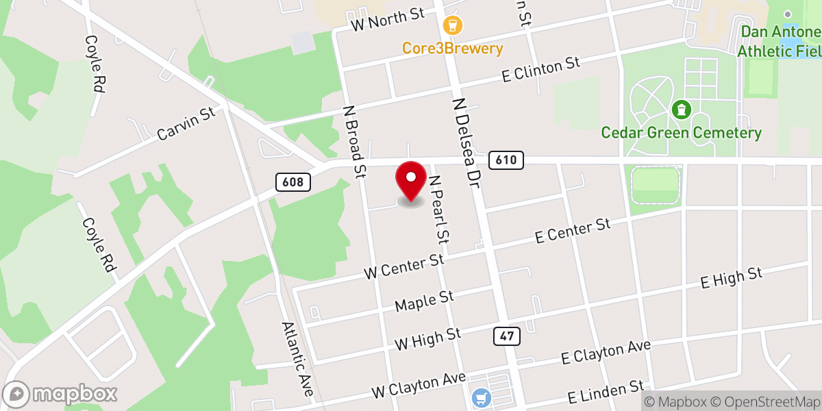 Map showing location of St Pauls Baptist Church of Clayton Inc