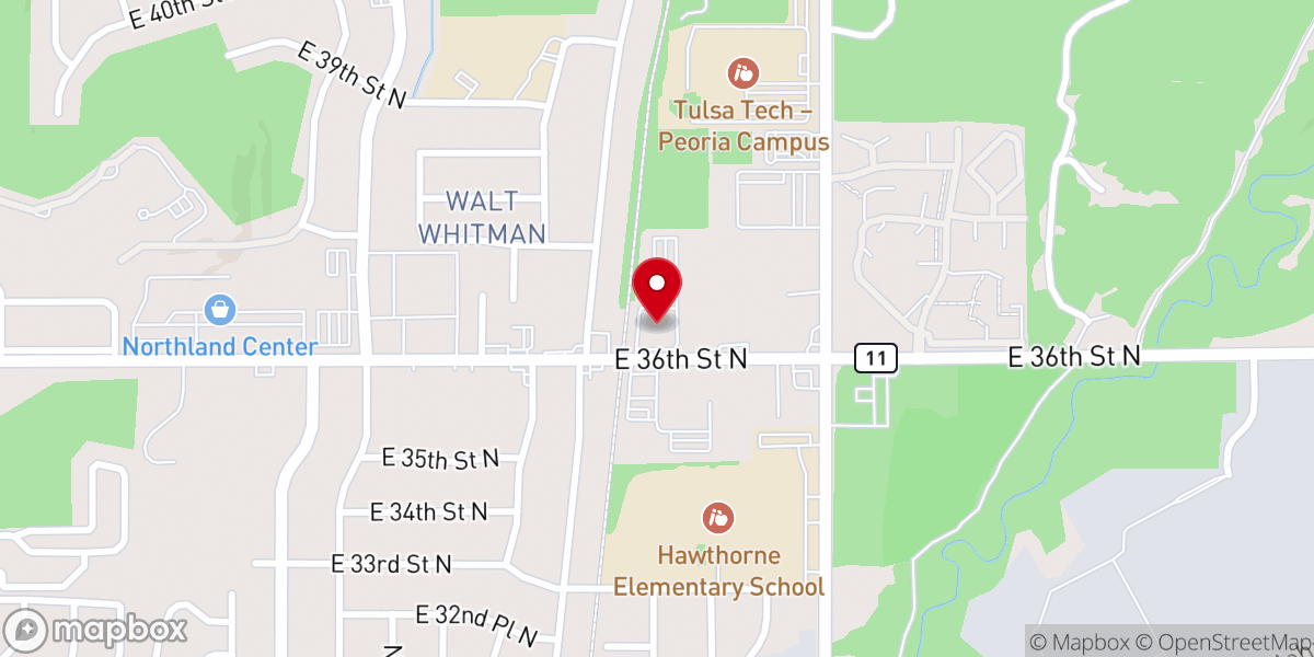 Map showing location of Greater Union Baptist Church