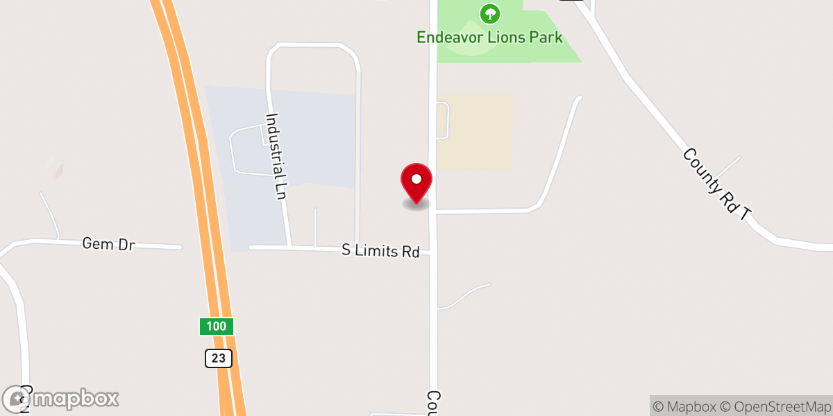 Map showing location of Royal Bank