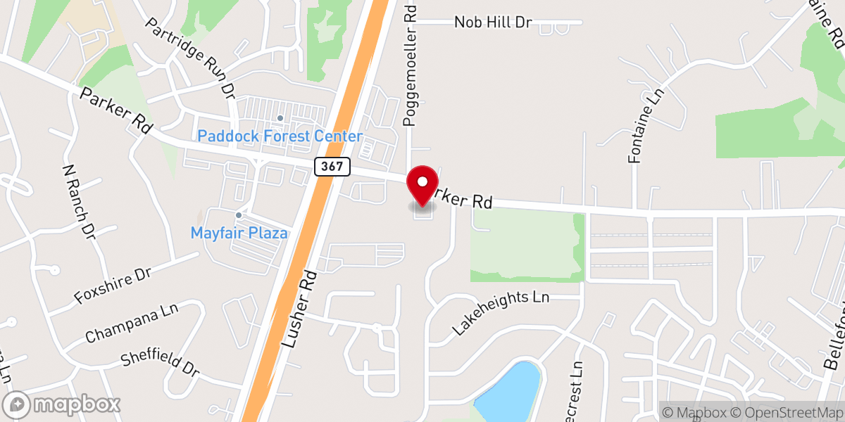 Map showing location of World Outreach Christian Center Church