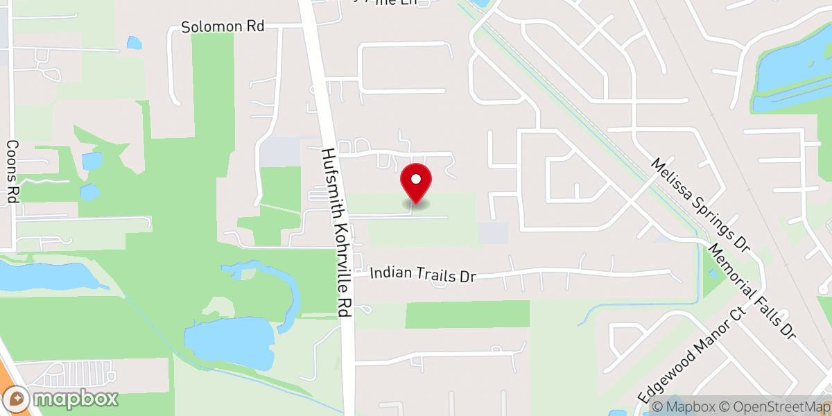Map showing location of Dayspring Family Fellowship Church