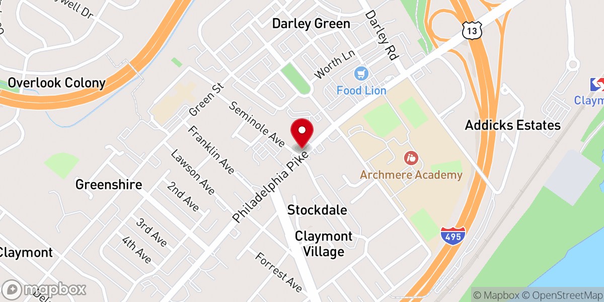 Map showing location of Triumphant