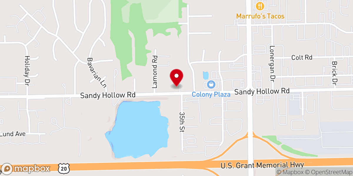 Map showing location of Next Level Community Church