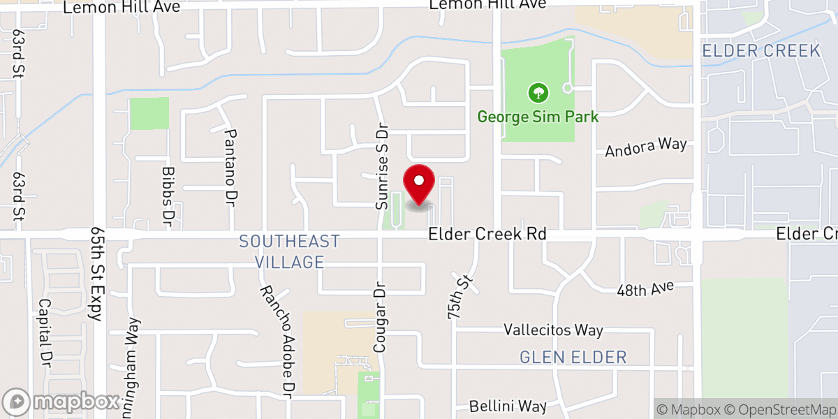 Map showing location of Faith Landmark Missionary Baptist Church