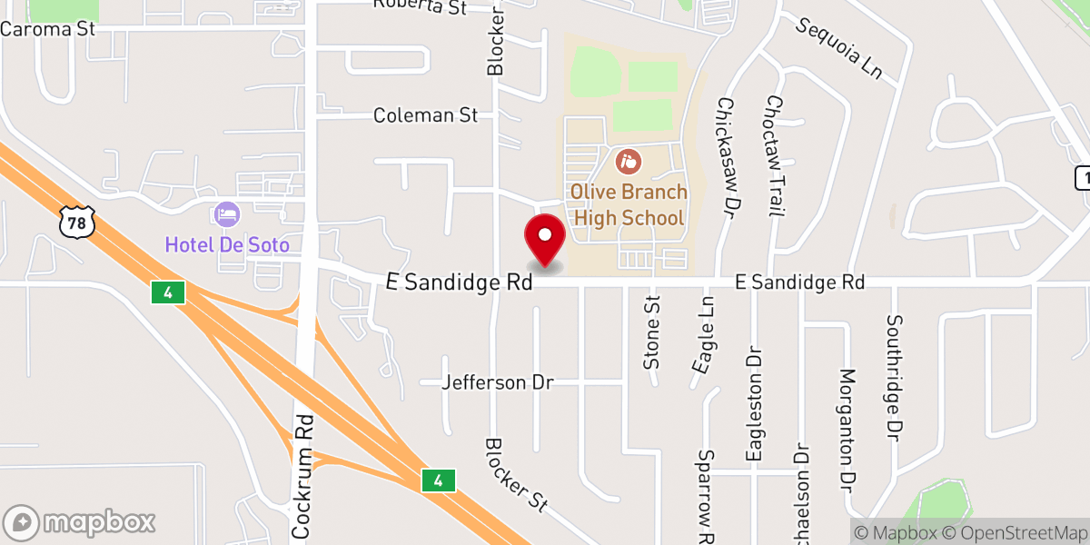 Map showing location of Covenant Life Church