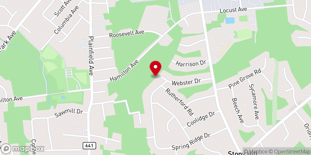 Map showing location of Asian Indian Christian Church