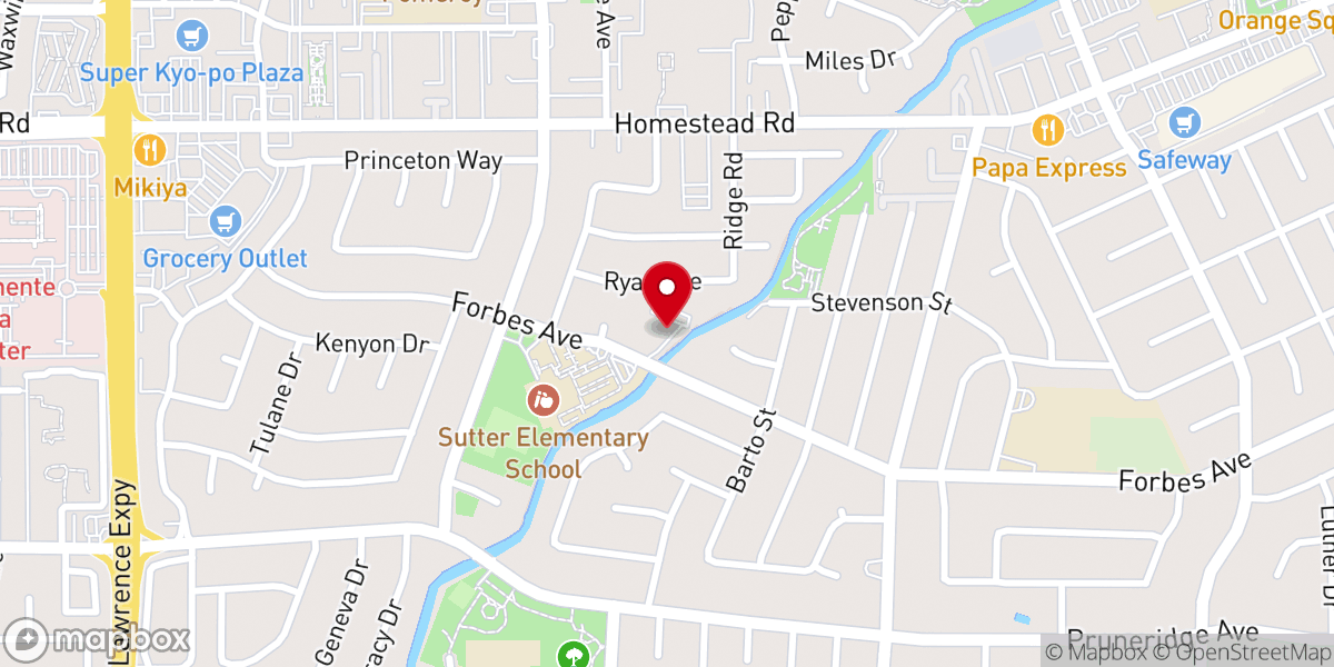 Map showing location of Harvest Mission Church (HMC)