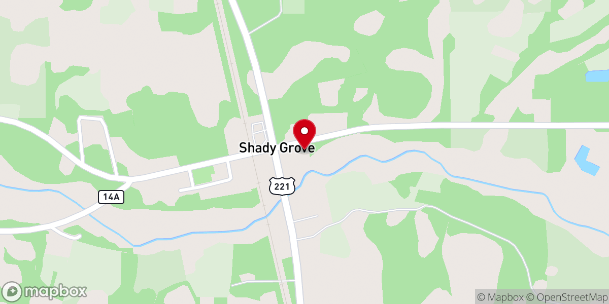 Map showing location of Robert M. Hendry Memorial Methoist Church