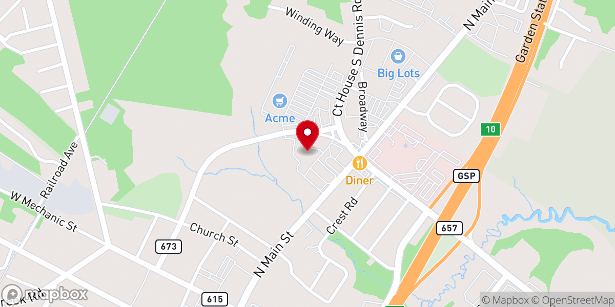 Map showing location of Complete Care at Court House