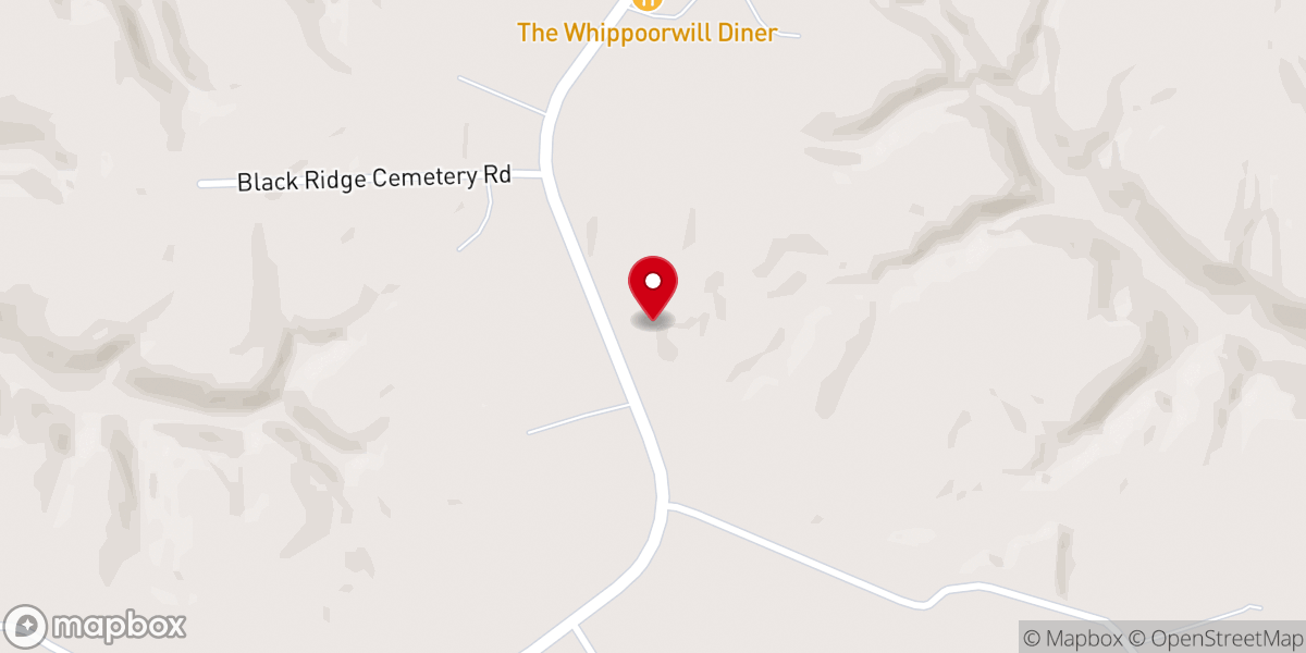 Map showing location of Smiths Grove Church
